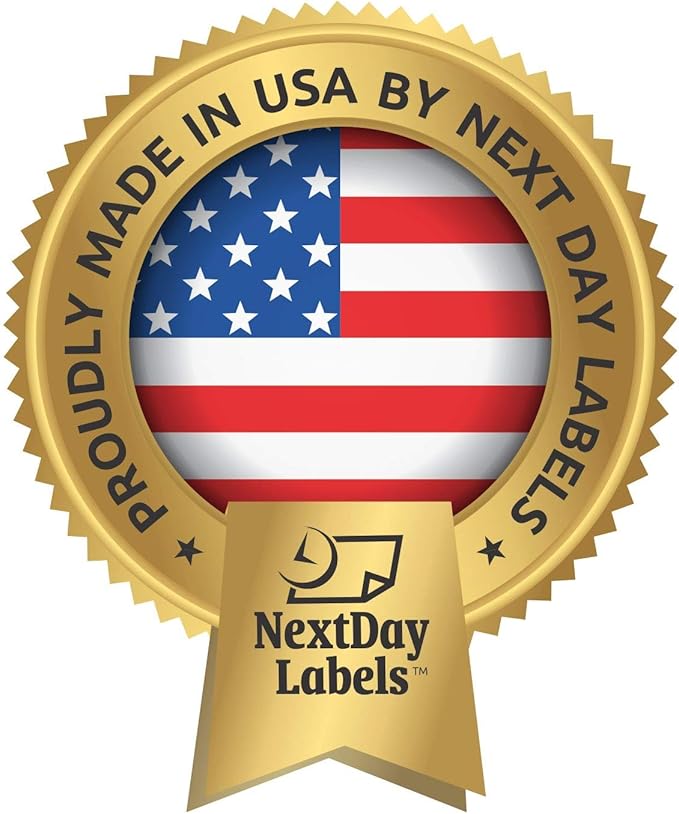 NextDayLabels - 8-1/2 x 11 Neon Color High Light Fluorescent Labels for Laser & Inkjet Printer (Green Fluorescent, 2" Round - 20 Per Page | 500 Labels)