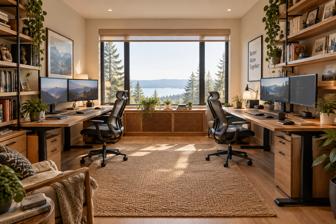 Co-Working at Home: How to Design a Home Office for Two