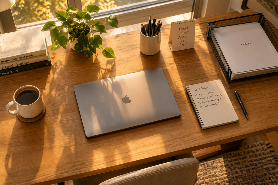 The 4 PM Desk Reset: End Your Workday Without Bringing the Mess Into Tomorrow