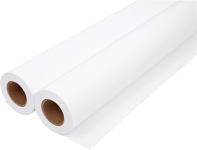 Limited Papers Laser Printer Paper | Experience Professional Prints with 18" x 500' Plotter Paper (4 Pack, 3" Core), Offering Optimal Moisture Content and Lint-Free Printing Environment,