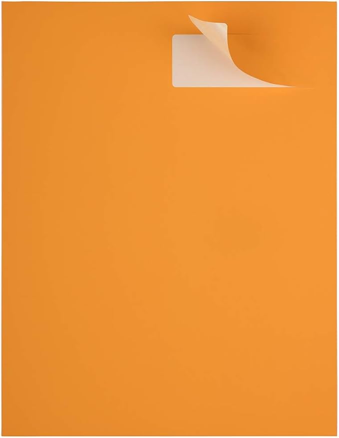 JAM PAPER Shipping Address Labels - Rectangular - 1 1/3 x 4 - Neon Orange - 126/pack