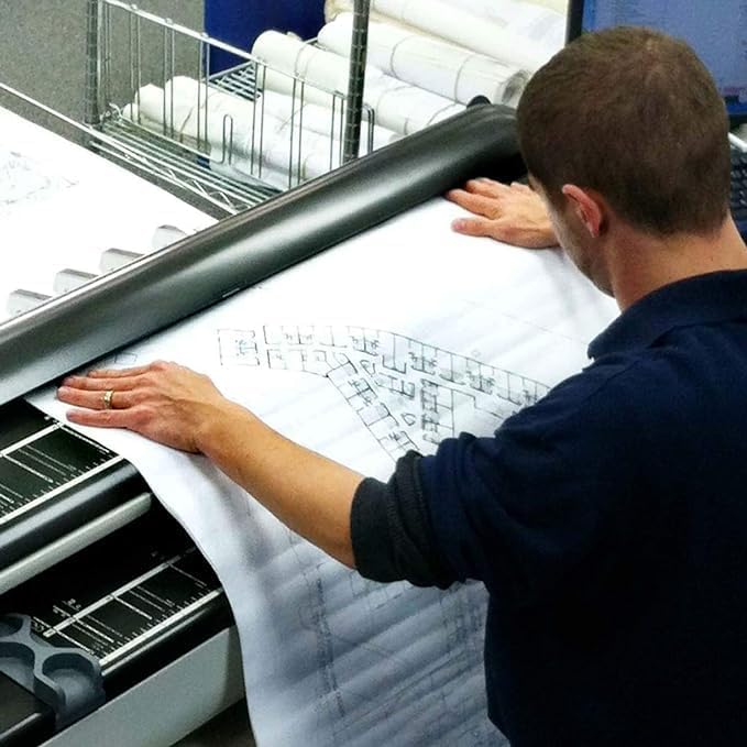 Limited Papers Printer Paper | Optimize Your CAD Printing Experience with 12" x 500' Limited Papers ink jet paper (4 Rolls/Pack, 3" Core), Perfect for Detailed Technical Drawings.