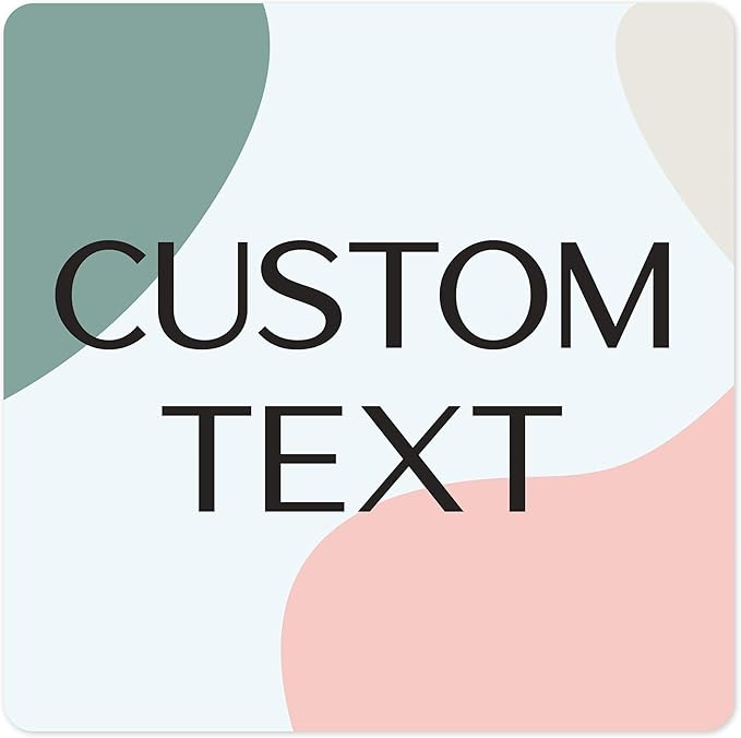 Custom Sign, Custom Street Sign, 11 Font Colors, 13 Font Styles, 4 Hole Options, 22 Sizes, 36x36 Inches, Rust Free DiBound, Fade Resistant, Made in USA by My Sign Center (Minimalist)