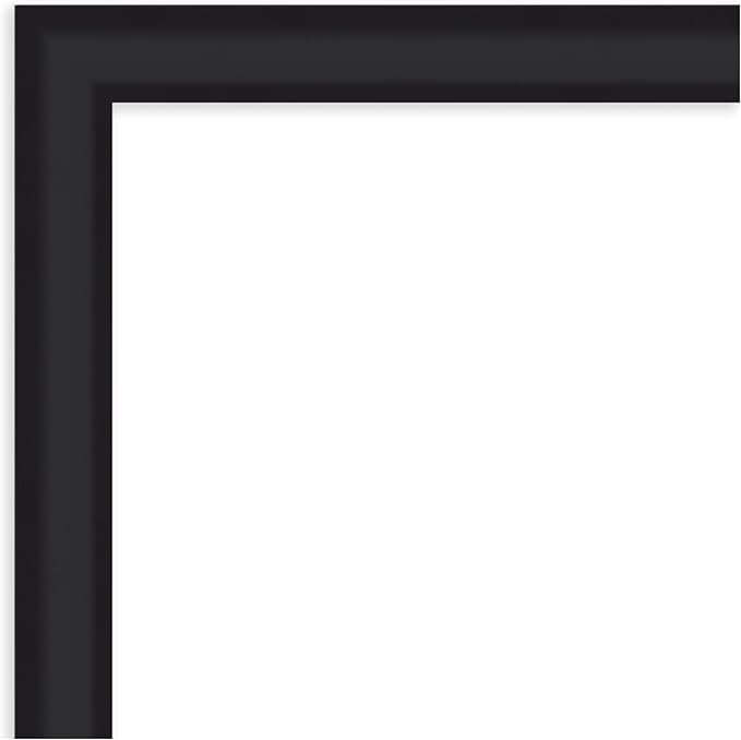 Amanti Art Black Framed Magnetic Board 35x43 X-Large Vision Board for use with Magnets, 100% Metal Sheet to Display Items as Office Decor or for Home Organization in mudroom, Kitchen or Kids Room