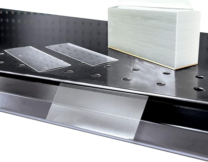 Clip Strip Corp. Price/Data Channel Label Holder Chips, Clear Plastic Tags, 4" L x 1.25" H, 7.5 Mil Thick, Gondola Shelf Edge, Reusable, Made for Point of Purchase Shelf Molding (2000)