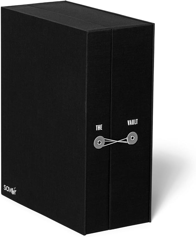 Savor | All-in-One Desk Organizer | Midnight Black – Keep Desk, Office, and Home Organized All-In-One Storage System for Important Files, Documents, Stationery, and Office Supplies