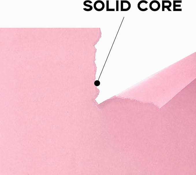 50 Sheets Pink Cardstock 8.5 x 11 Thick Paper, Goefun 80lb Card Stock Printer Paper for Arts & Crafts, Presentations, Stationary Printing, Valentines Day