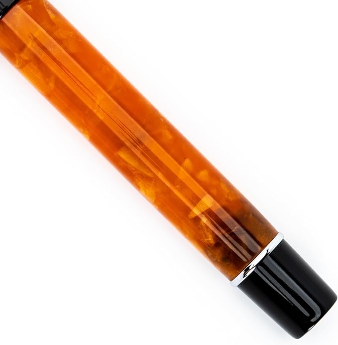 Conklin Duragraph Fountain Pen Orange Nights - Medium Nib, Elegant Writing Instrument with Vibrant Finish