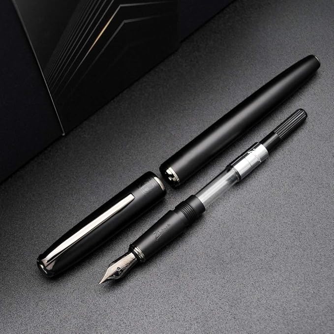 czxwyst Picasso 916 Malage Fountain Pen Original Box New Version (Sunset Gray, Extra Fine Nib 0.38mm)
