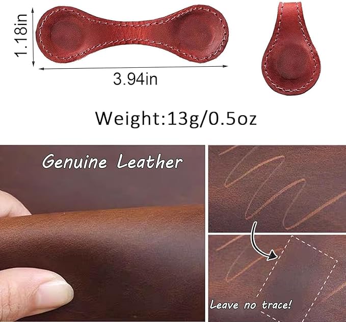 Artlaza Personalized Magnetic Leather Bookmark, 26 Letters Custom Leather Bookmarks, Handmade, Leather Magnetic Bookmark for Book Lovers Readers Women Kid(Greenï¼ŒGï¼‰