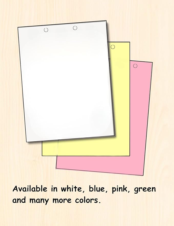 Limited Papers(TM) Writing and Copy Paper, Variation of Colors 8.5" x 11", 5 Hole Top-Punched, 20 Pound Text, 500 Sheets Per Ream. (5000, Lavander/Orchid)