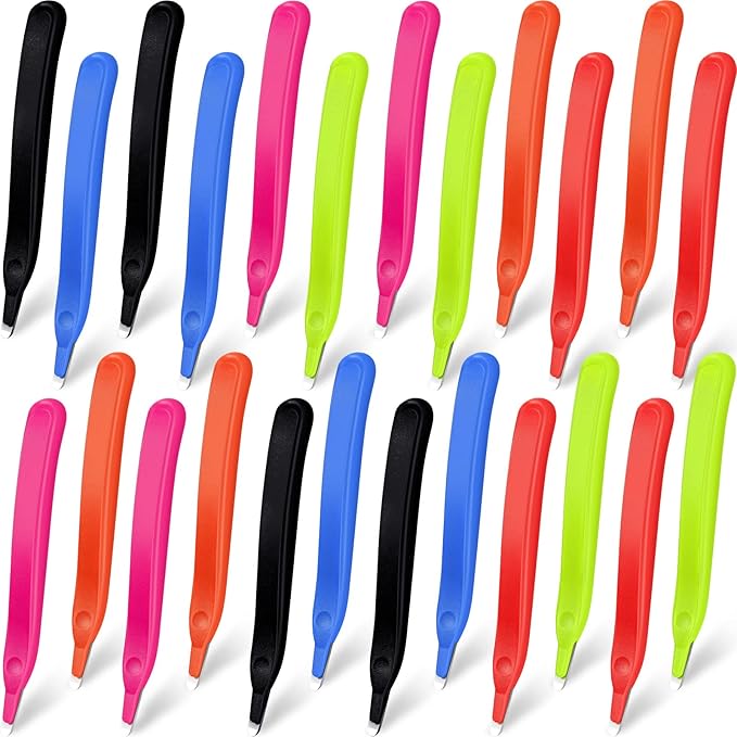 24 Pcs Magnetic Staple Remover Bulk Staple Remover Puller Removing Pen Operation Christmas Tool Gifts Rubberized Office School Gift(Candy Color)