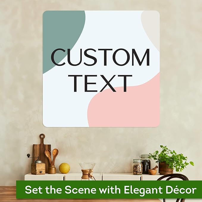 Custom Sign, Custom Street Sign, 11 Font Colors, 13 Font Styles, 4 Hole Options, 22 Sizes, 36x36 Inches, Rust Free DiBound, Fade Resistant, Made in USA by My Sign Center (Minimalist)